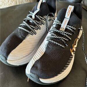 Hoka Women’s Black and White Running Shoes